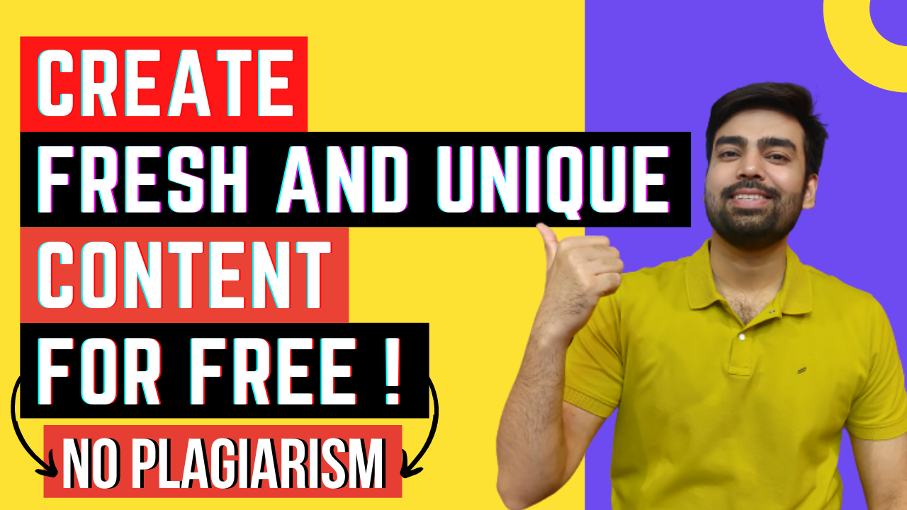 How Generate Fresh and Unique Content For Free